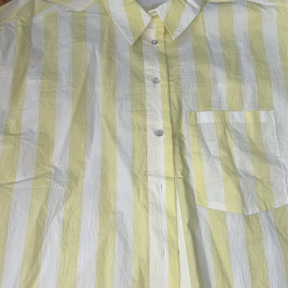Mango Stripped Button down - Picture 2 of 6